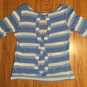 EXC Cond! Seductive Back Cut-out Blouse